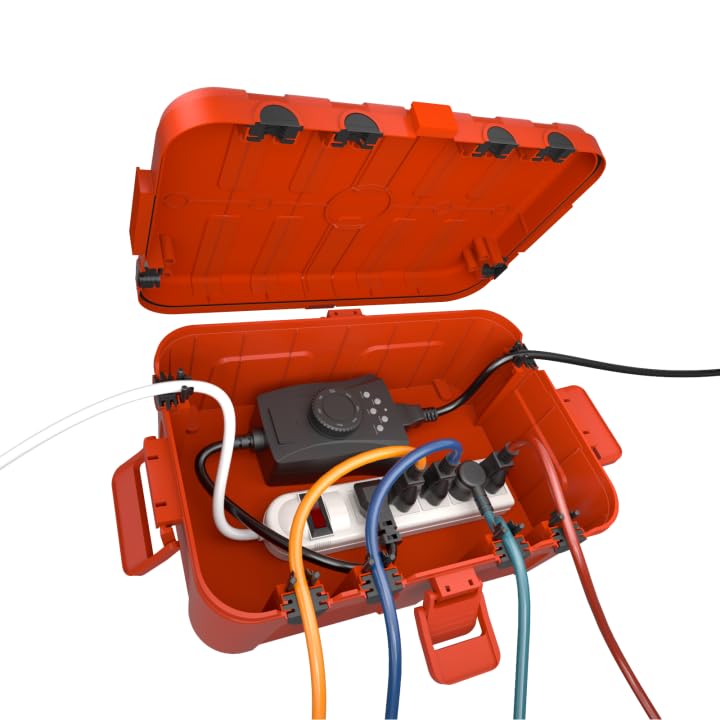 Flemoon Large Outdoor Electrical Box Waterproof Extension Cord Cover