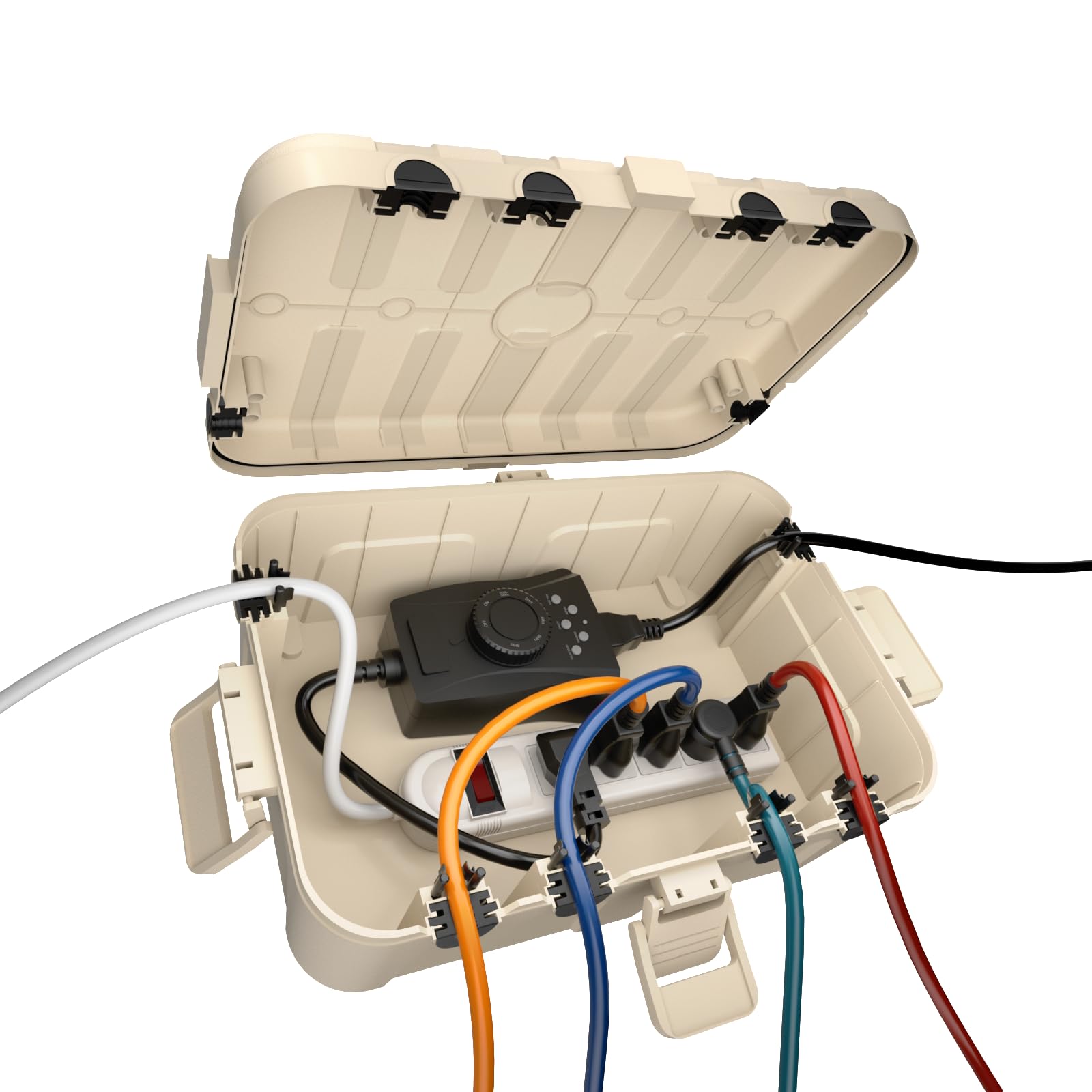 Flemoon Large Outdoor Electrical Box Waterproof Extension Cord Cover