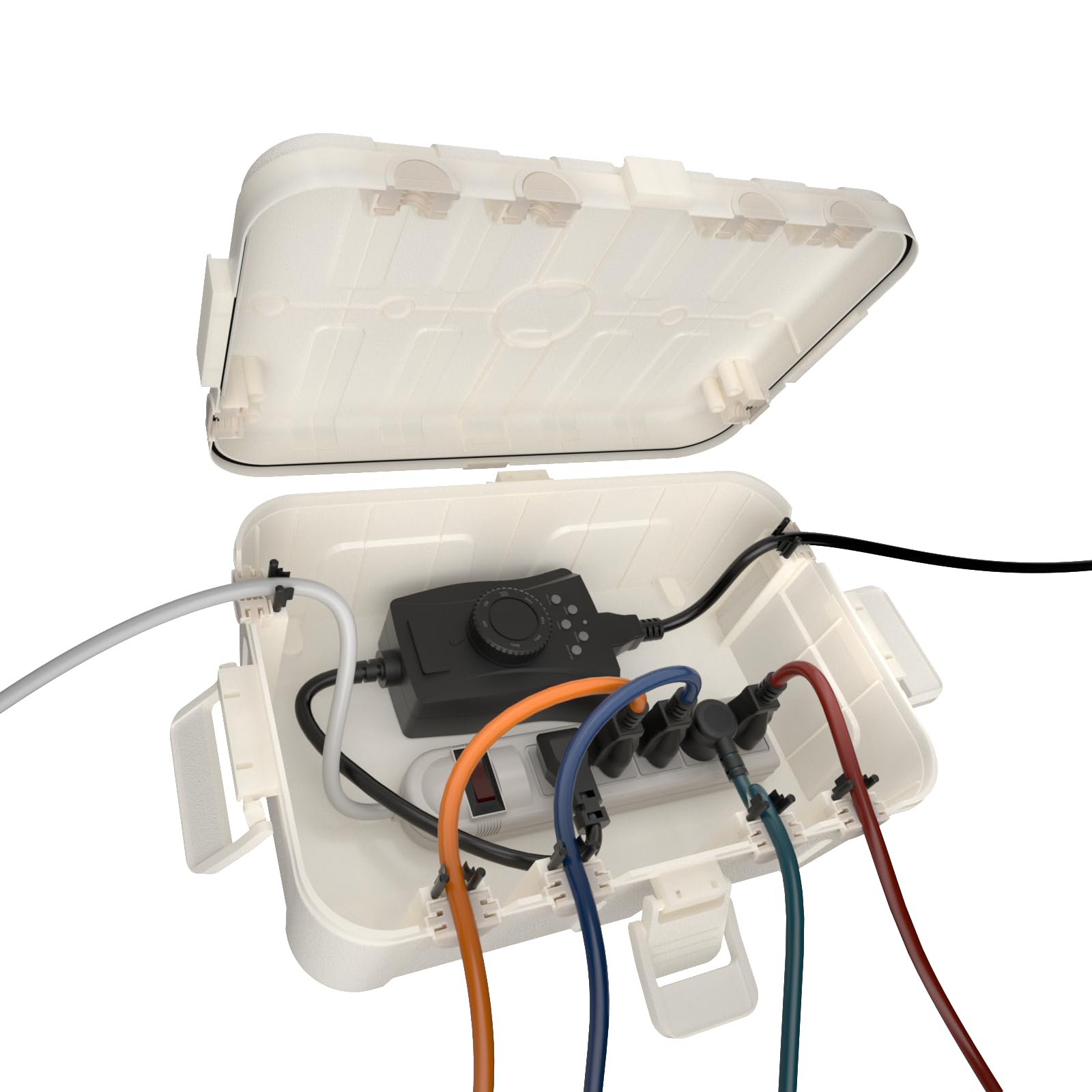 Flemoon Large Outdoor Electrical Box Waterproof Extension Cord Cover