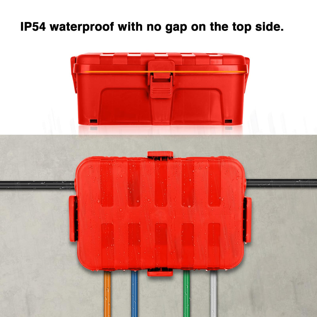 Flemoon Large Outdoor Electrical Box Waterproof Extension Cord Cover