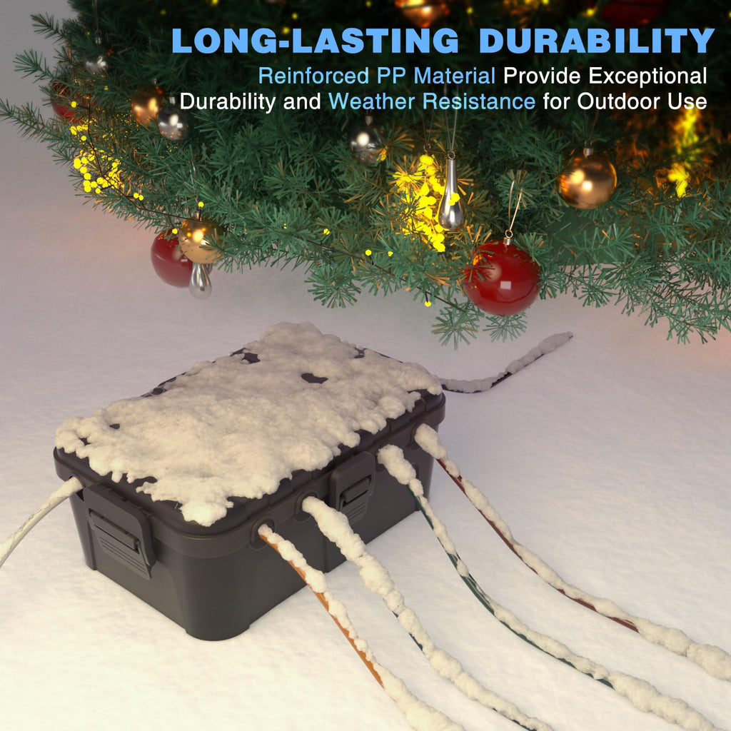 Flemoon Large Outdoor Electrical Box Waterproof Extension Cord Cover