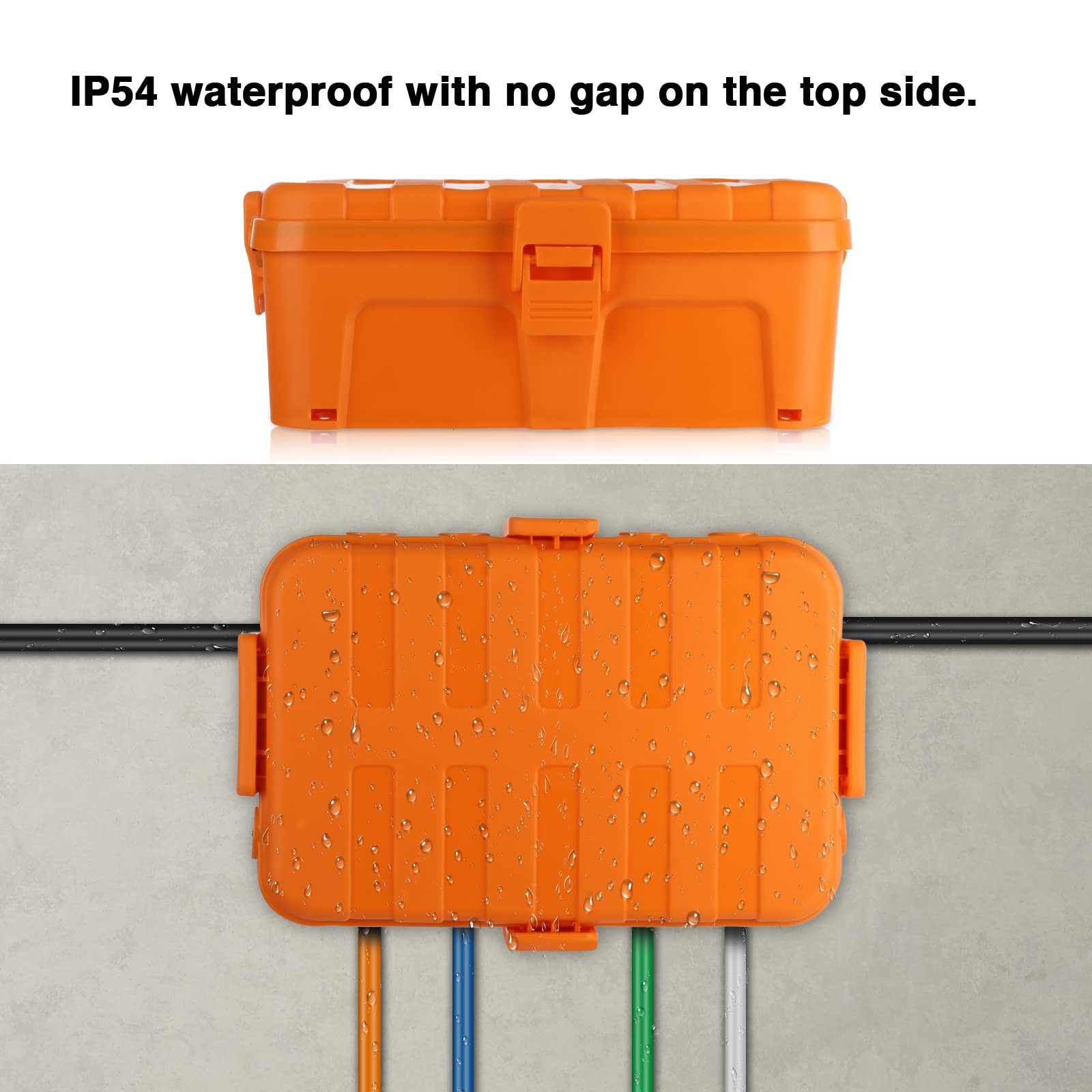 Flemoon Large Outdoor Electrical Box Waterproof Extension Cord Cover