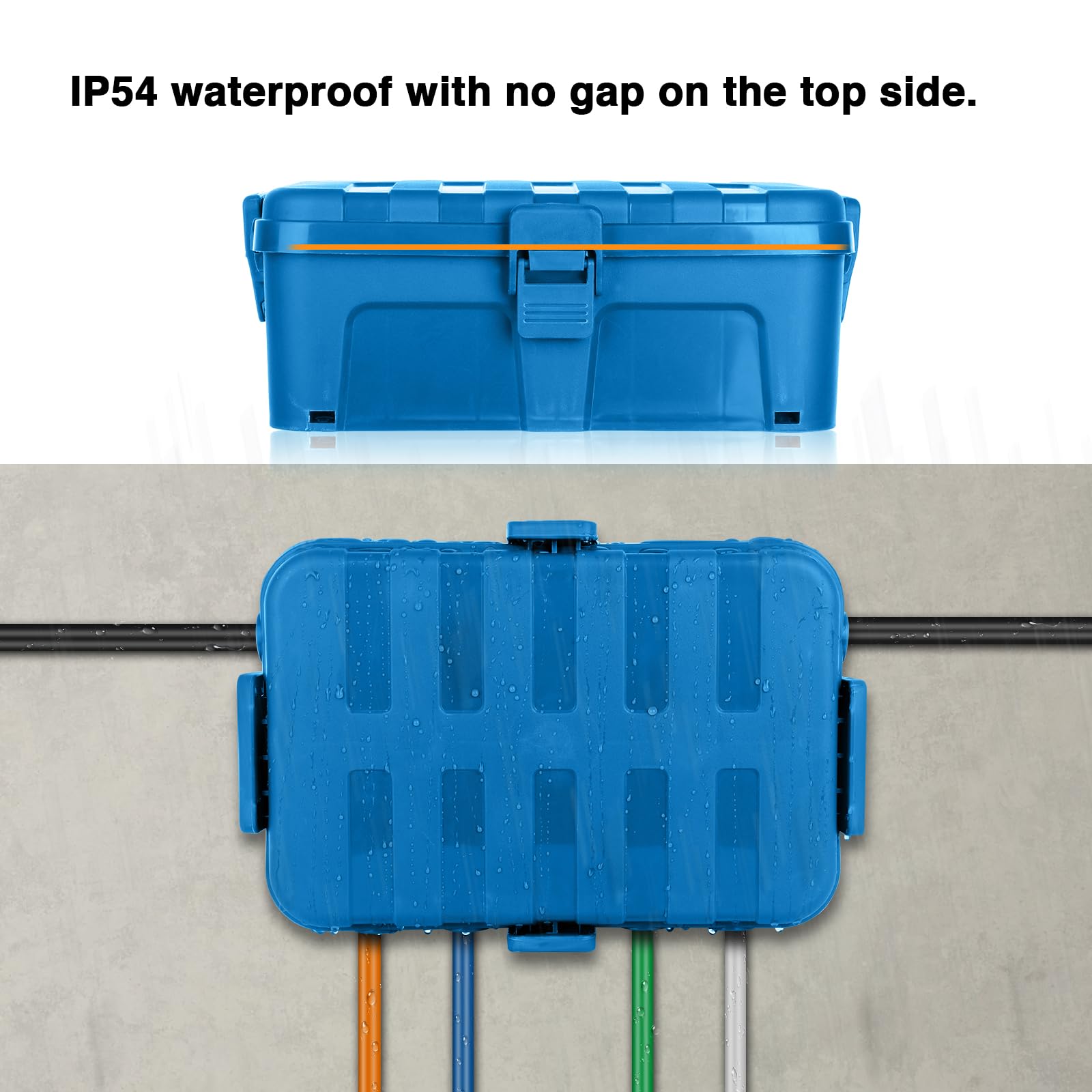 Flemoon Large Outdoor Electrical Box Waterproof Extension Cord Cover