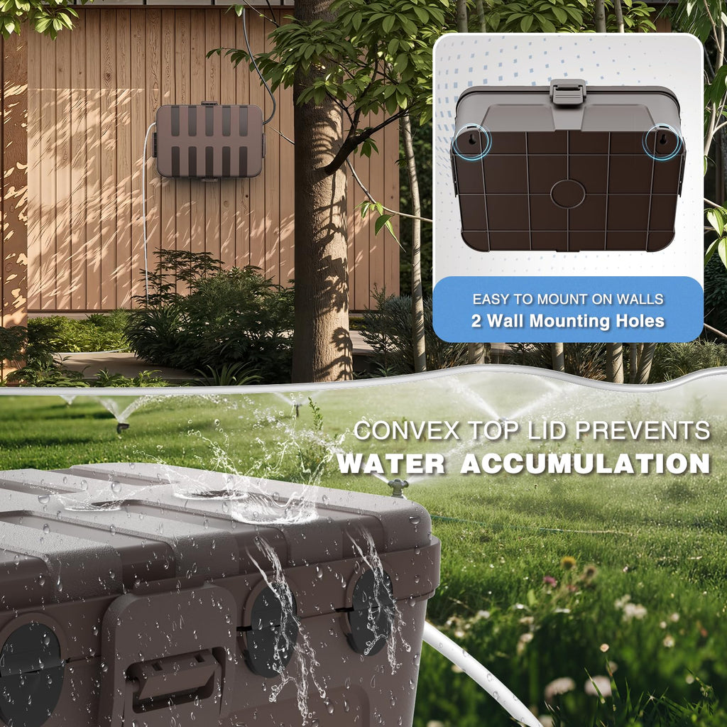 Flemoon Large Outdoor Electrical Box Waterproof Extension Cord Cover