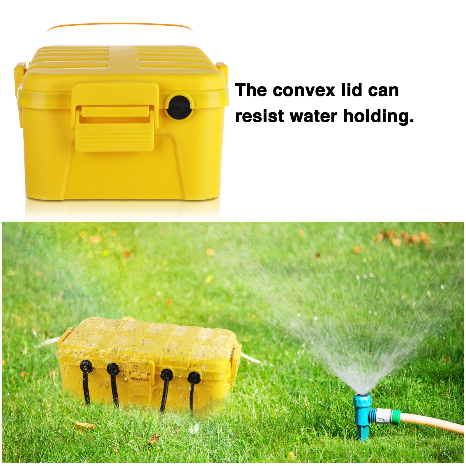 Flemoon Large Outdoor Electrical Box Waterproof Extension Cord Cover