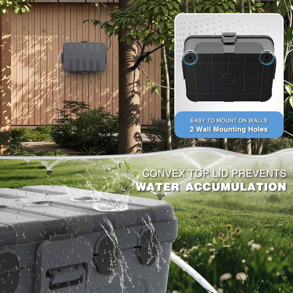 Flemoon Large Outdoor Electrical Box Waterproof Extension Cord Cover