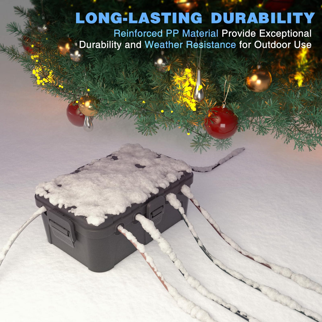 Flemoon Large Outdoor Electrical Box Waterproof Extension Cord Cover