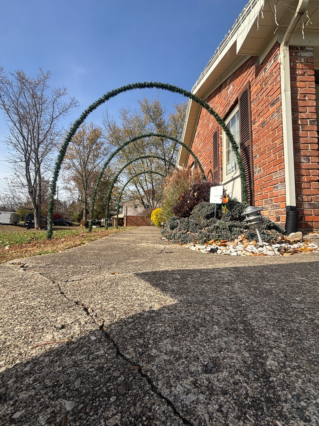 2 Christmas Walkway Arches